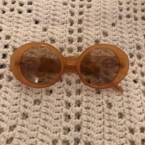 Authentic Vintage GUCCI 2410 Sunglasses - Orange